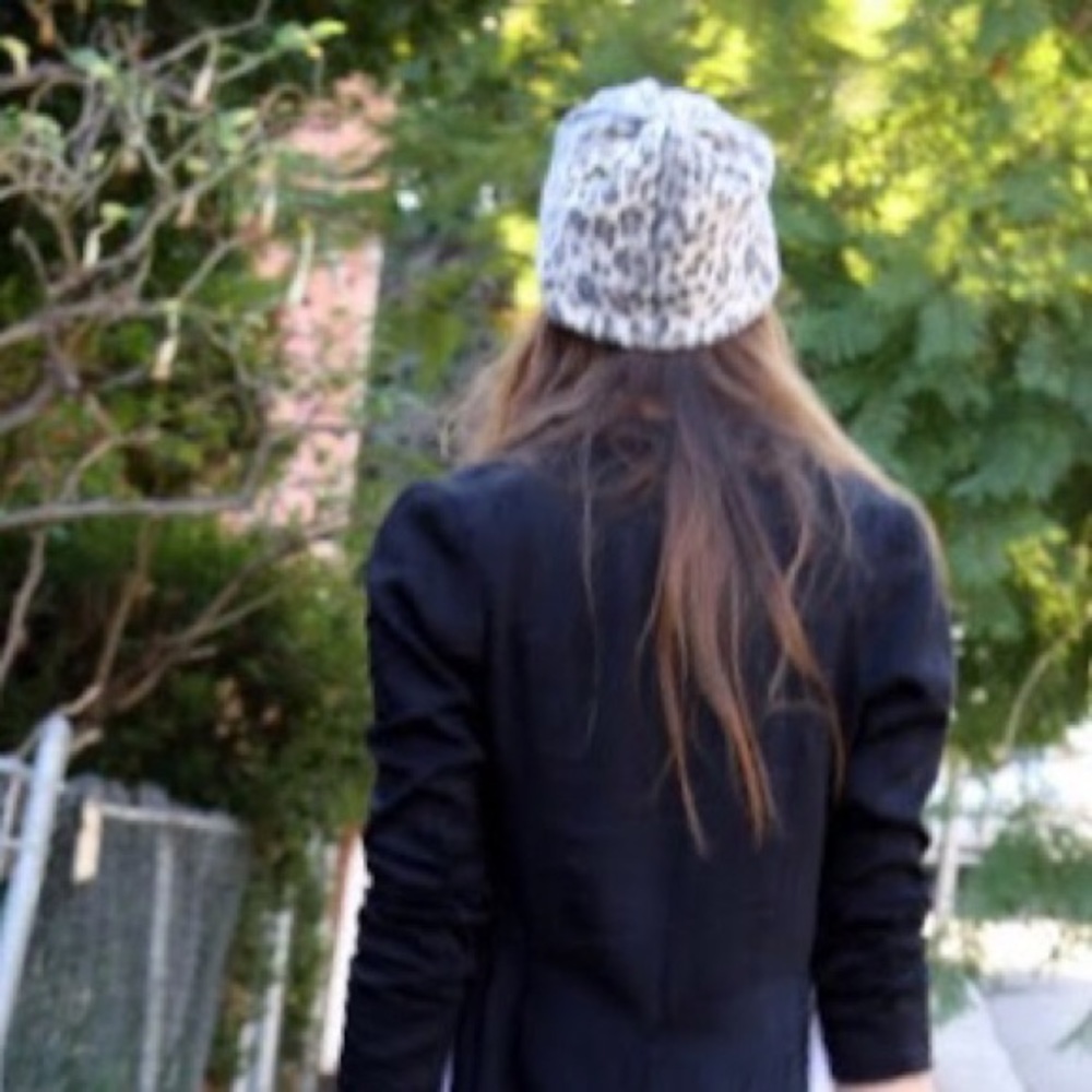 Leopard Beanie